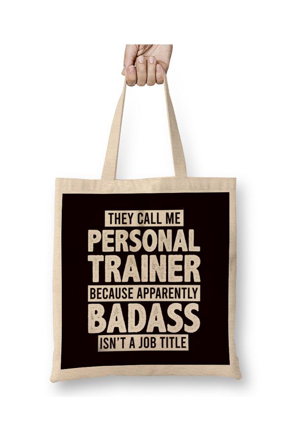 Bask Dukkan Personal Trainer Workout Bodybuilding Fitness Instructor Gym Tote Bag Long Handle Trendyol