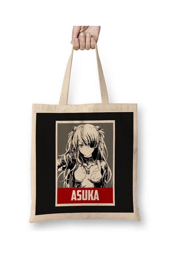 Baskı Dükkanı-Asuka Langley 05 Tote Bag Long Handle 1