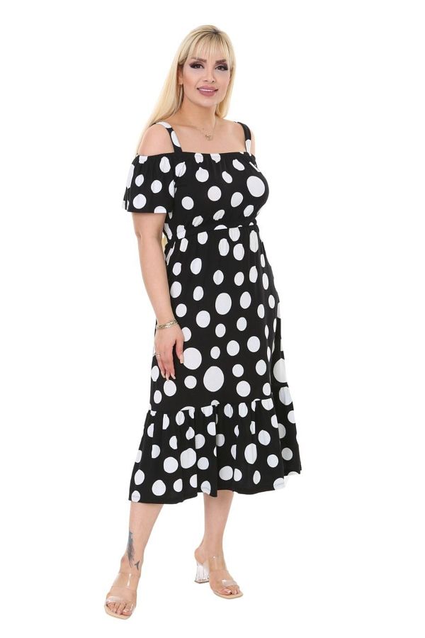 Big polka dot dress sales