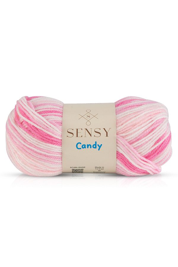 SENSY-Premium Candy Hand Knitting Yarn Baby Kids Sweater Yarn Cardigan Vest Scarf Yarn Blanket Yarn 1