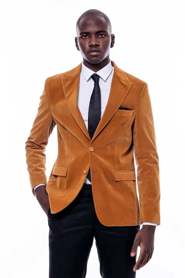 Mustard velvet jacket store