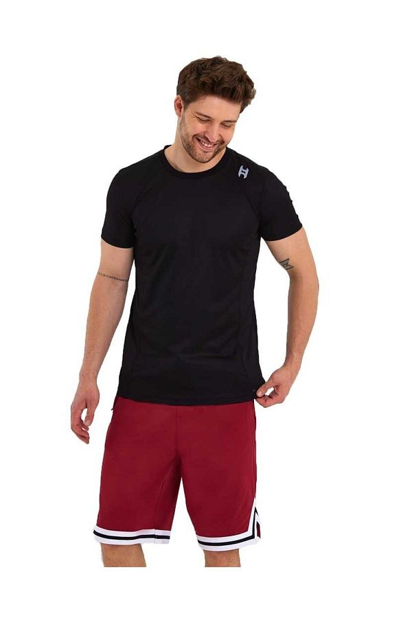 Red and white striped basketball shorts hotsell