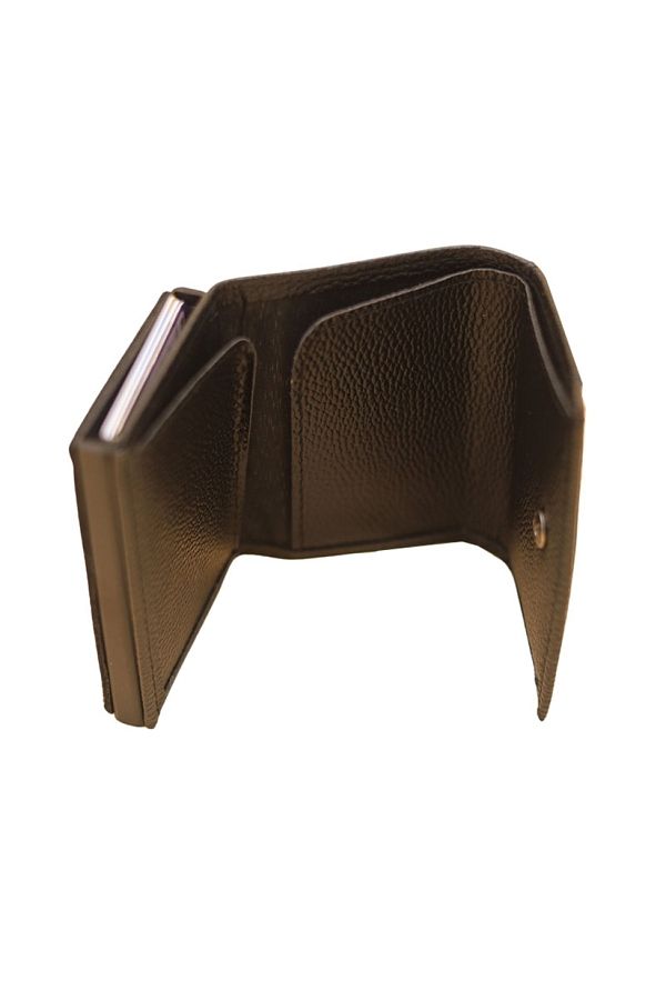 MKM-1312 Automatic Card Holder with Internal Patch - Pattern-01 - Black -53 1