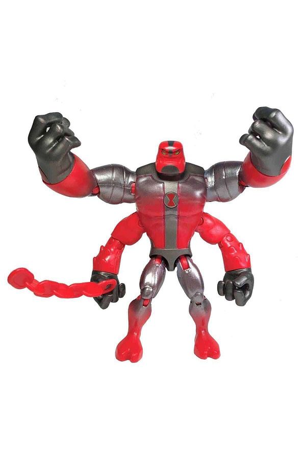 Ben 10-Playmates Ben 10 Red Action Figures Metallic Theme - Four Arms Ben66b10 1