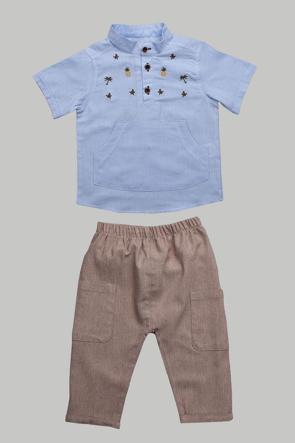 Aras Baby-Boy's Shirt Double Suit 1