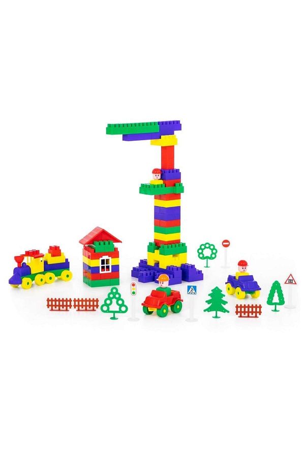 Polesie-95114 Building Set "Constructor" (362 pieces) (in package) 1
