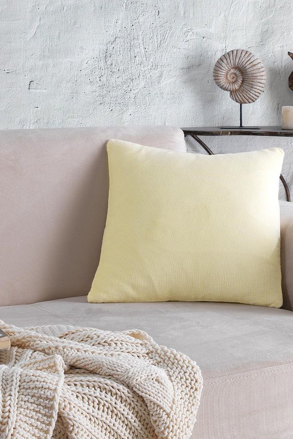 Light yellow pillow cases hot sale