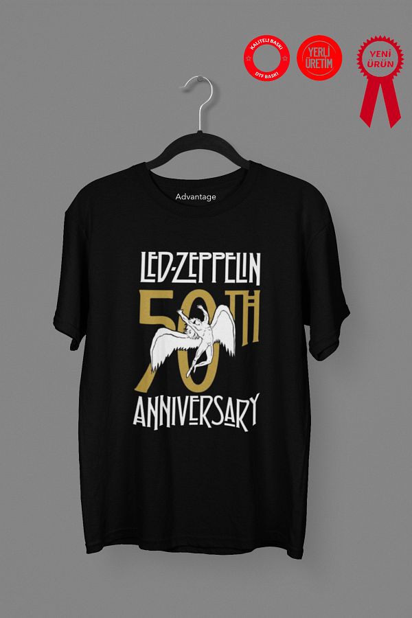 Advantage Led Zeppelin Falling Angel Rock Music Printed T Shirt Unisex T shirt Trendyol