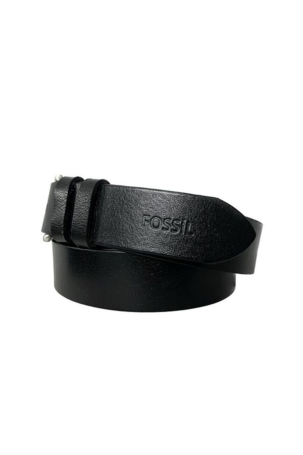 Fossil Genuine Black Leather Sports 4 cm Men s Belt Trendyol