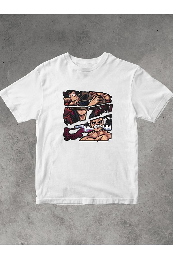 Clothing Series-ONE PIECE Luffy Anime Printed (Unisex T-shirt) 1