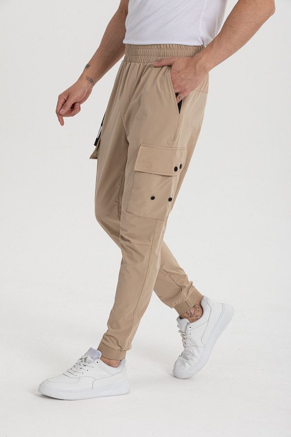 Jeanblack Men s Cargo Pocket Hidden Pocket Jogger Pants Trendyol