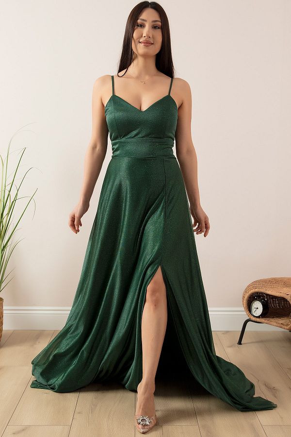 PULLIMM-ROCHIE LUNGĂ ARGINTIE CU BRETELE 13417 1