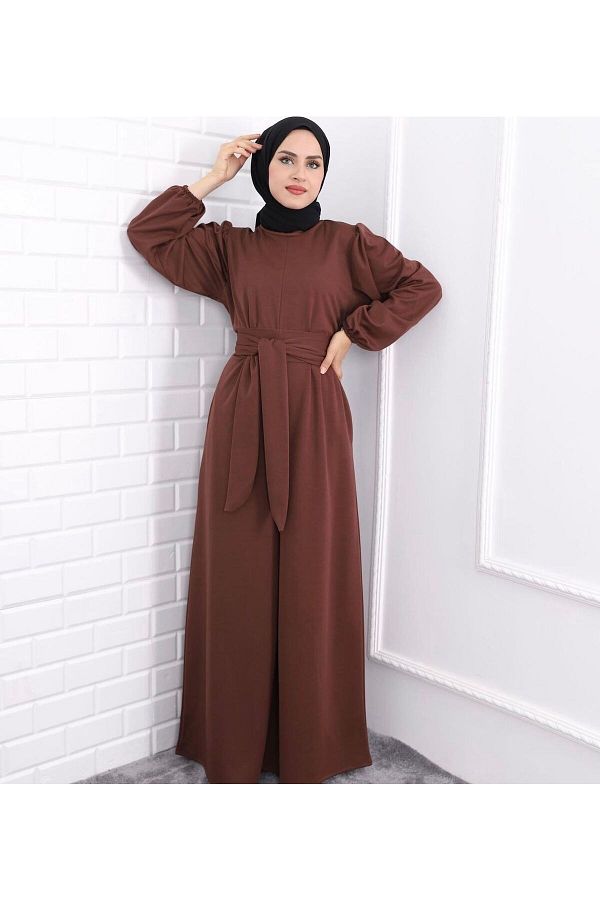 moda zeynaa-Overalls with wide wrapping 1