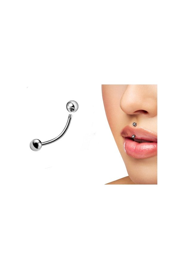 Surgical steel lip shop rings