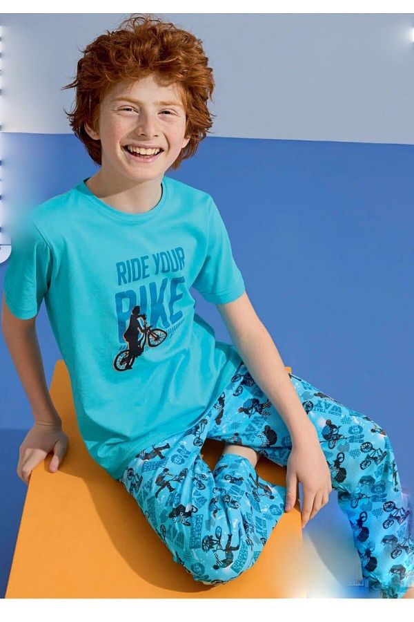 Short sleeve pajama set boys online