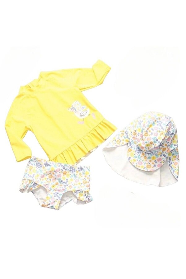 Petityu UPF50+ güneş korumalı mayo