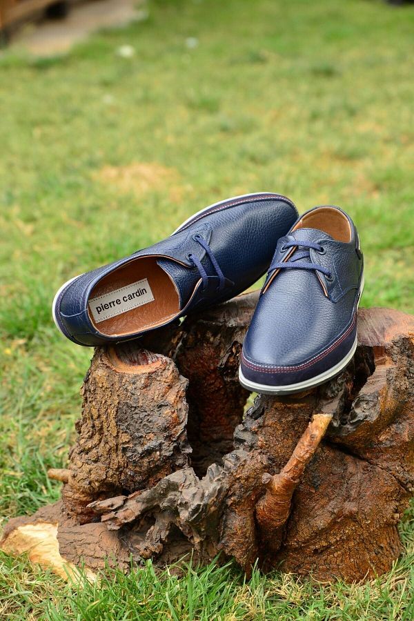 Pierre Cardin Men s 100 Leather Laci Casual Shoes a Model that Offers Elegance and Comfort Together with Its Innovative Style Trendyol