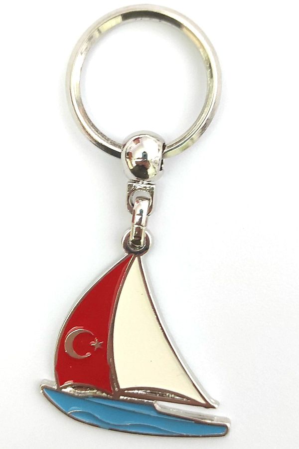 anektarlar Enameled Sailing Keychain Trendyol