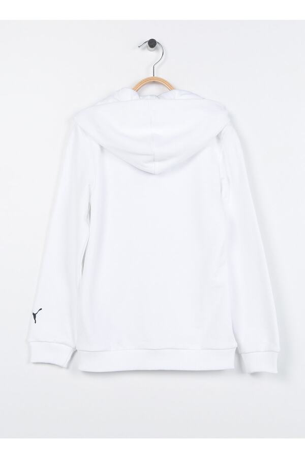 Puma Boy's White Sweatshirt Fz Hoodie, Boy S, Tr 67997002 - Main Image