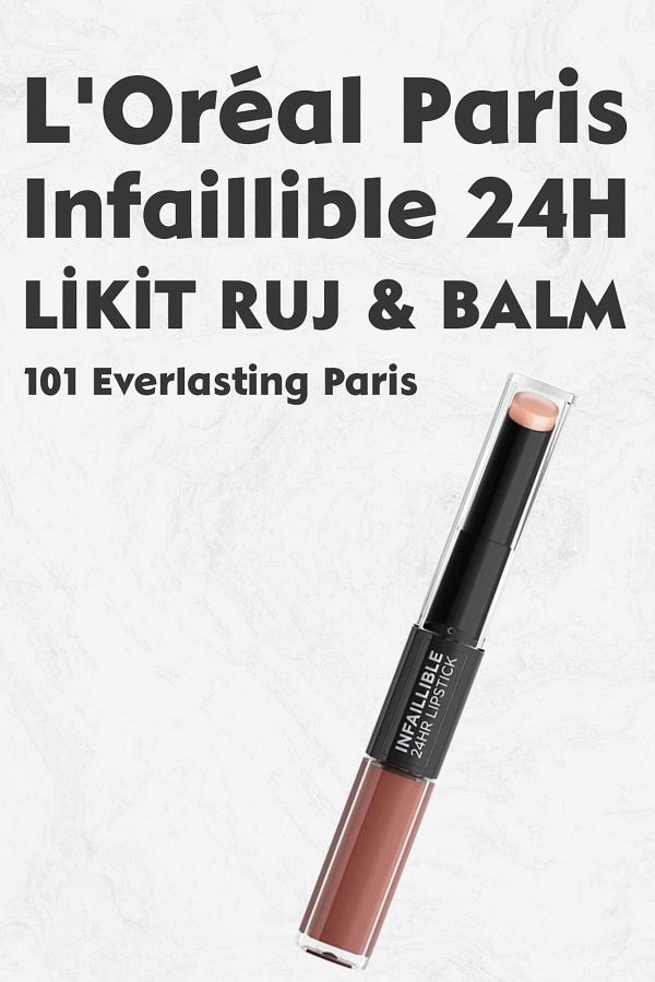 L'Oreal Paris-Infaillible 24H Permanent Liquid Lipstick & Balm 101 Everlasting Paris 1