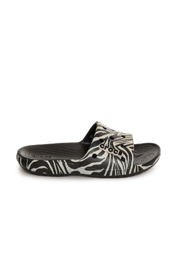 Crocs CR207841 Slippers BLACK ZEBRA PRINT Trendyol