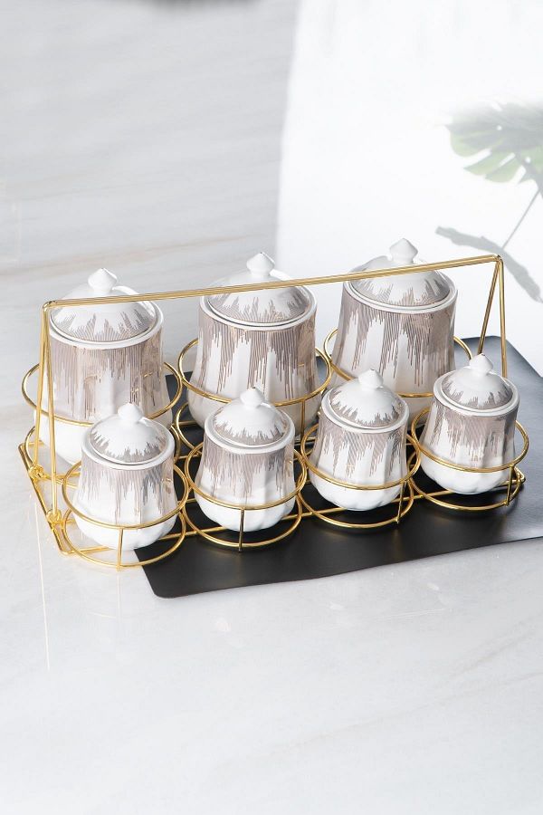 Porcelain spice set best sale