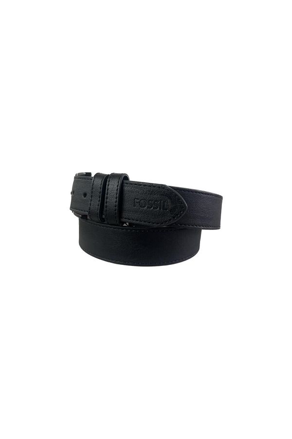 Fossil Black Faux Leather 4 cm Men s Belt Trendyol