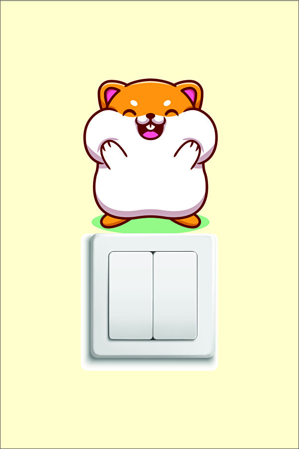 esatoys Sevimli Priz Stickerları