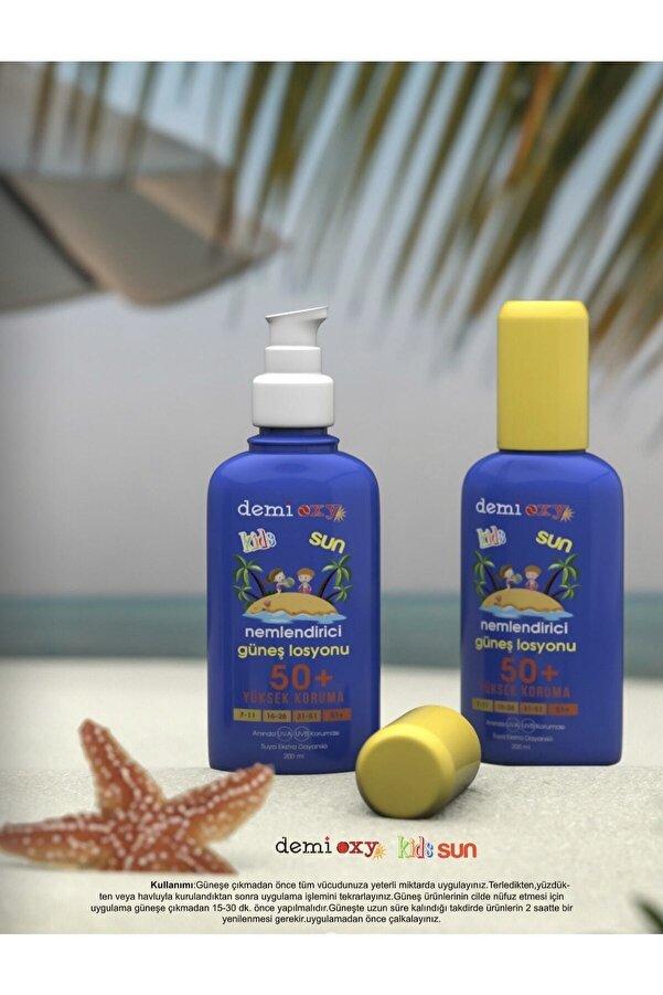 Demi oxy Güneş Losyonu Çocuklar Için Spf 50 200ml