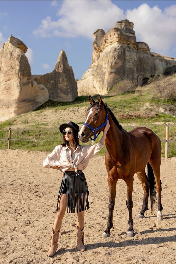 Sweet Demon-Stylish Leather Skirt with Tassels, Black Short Skirt, Women's Leather Black Skirt 1