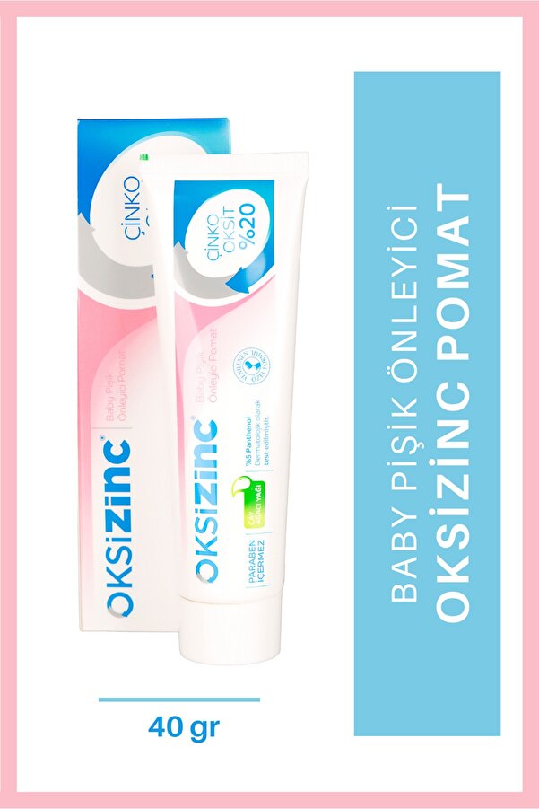 Oksizinc Pişik Önleyici Çinko Oksit %20 40 Gram