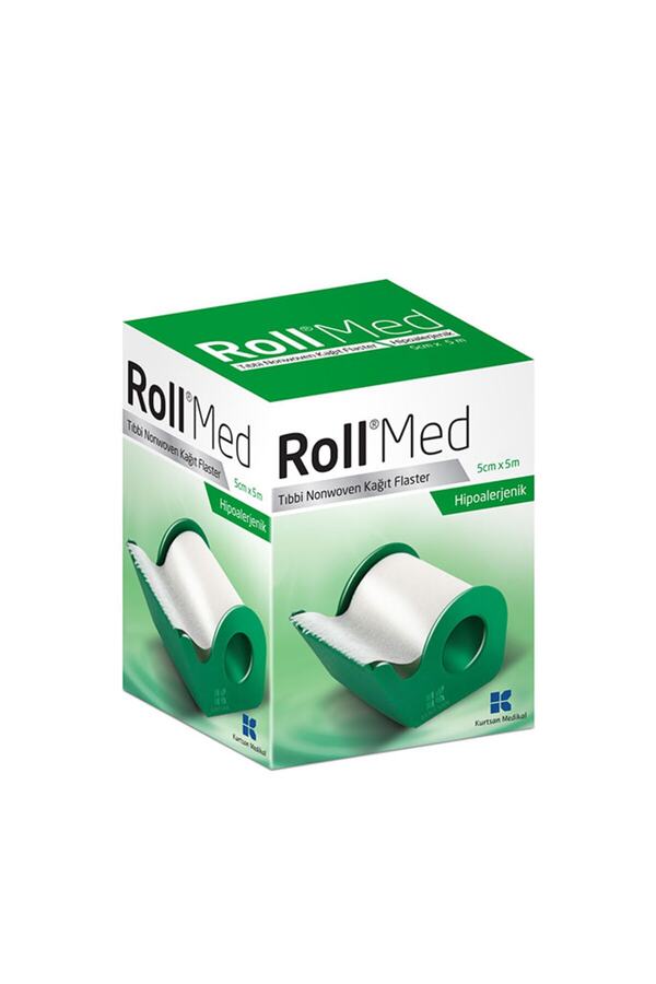 Roll-Med Hypoallergenic Paper Flaster 5cm X 5m - 2 Boxes 1