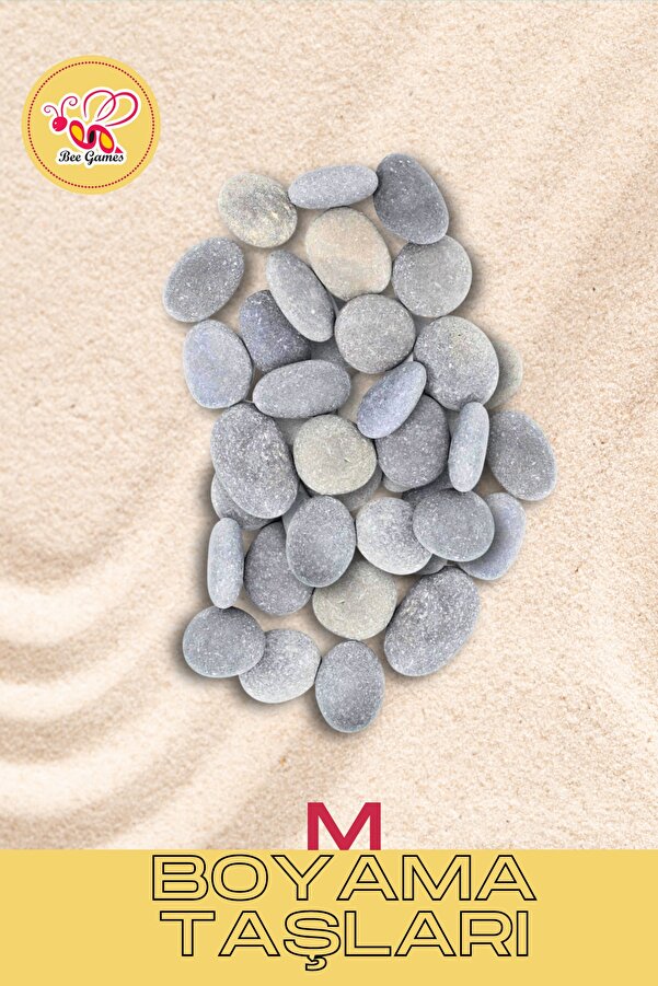 Bee Games Taş Boyama Küçük Boy 22 Adet 3 Yaş Üstü Çocuklar Için Zeka Geliştirici Kız Erkek Çocuk Hediye