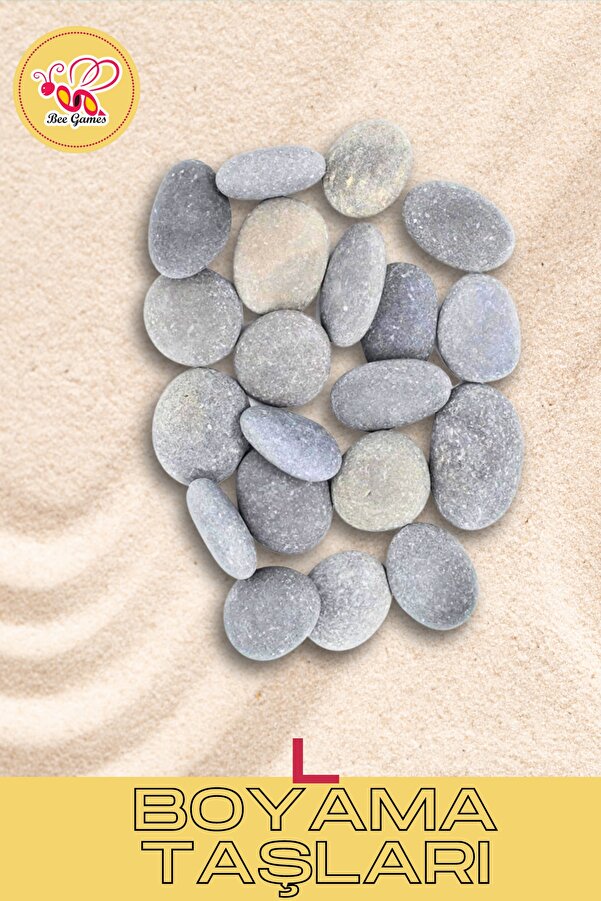 Bee Games Taş Boyama Orta Boy 11 Adet 3 Yaş Üstü Çocuklar Için Zeka Geliştirici Kız Erkek Çocuk Hediye