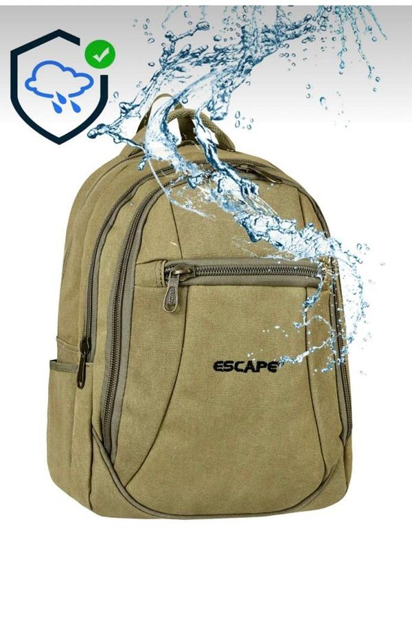 STARBAG Canvas Fabric Outdoor Backpack Sports School Bag with Laptop Compartment Trendyol