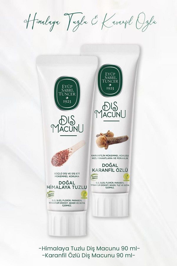 Eyüp Sabri Tuncer-Toothpaste with Himalayan Salt 90 ml and Clove Extract 90 ml 1
