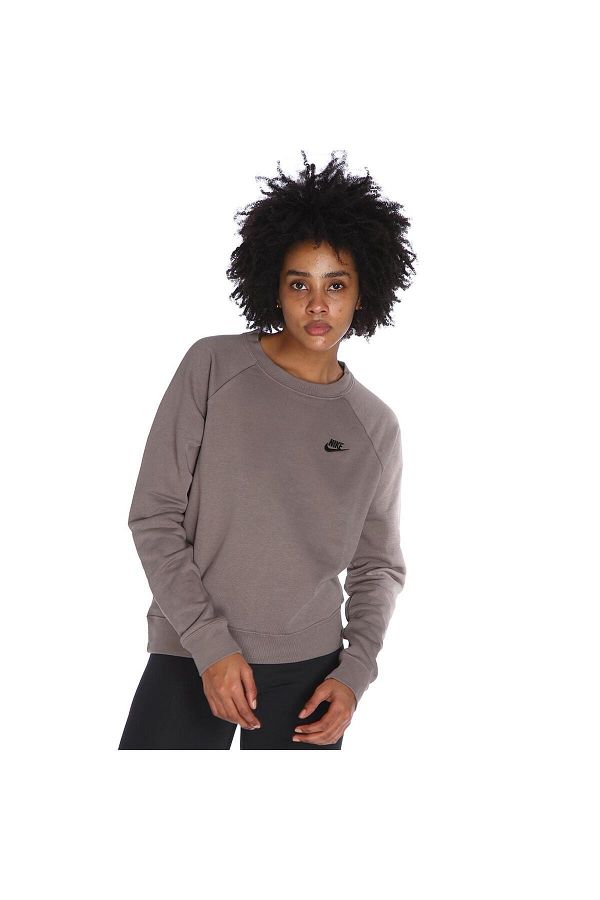Nike W Nsw Essntl Flc Crew Women s Casual Style Long Sleeve Sweat Thin DX2318 040 Trendyol
