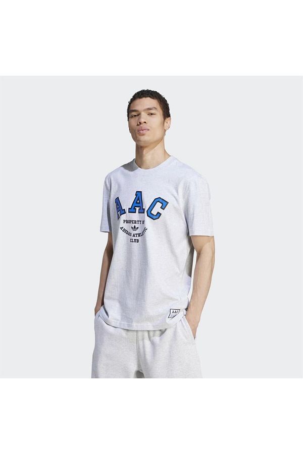 Gray adidas cheap t shirt