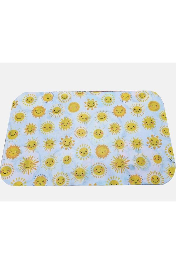 Modellino Yıkanabilir Beslenme Örtüsü Renkli Desenli  Beslenme Bezi 35x50 cm - 1 Adet