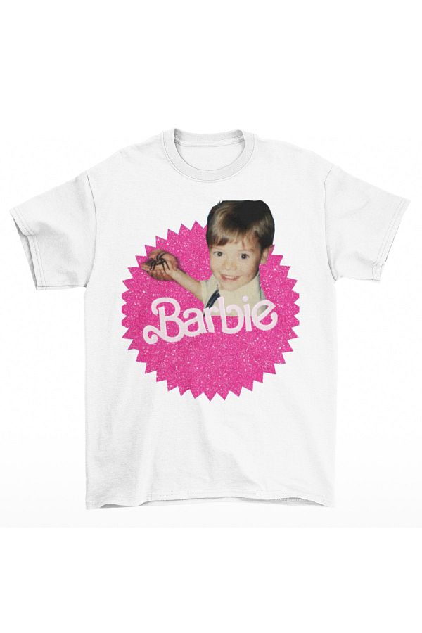 Urbanstadt Harry Styles Pink Barbie White T Shirt Trendyol