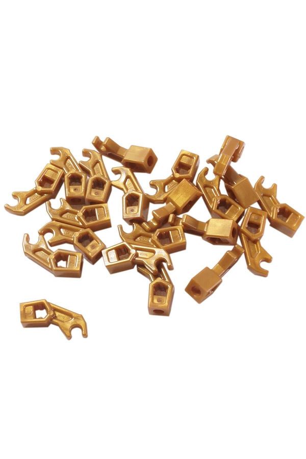 LEGO-Accessory Custom MOC Minifigure Bionicle Mechanical Gold Robot Arm 4pcs to ship 1