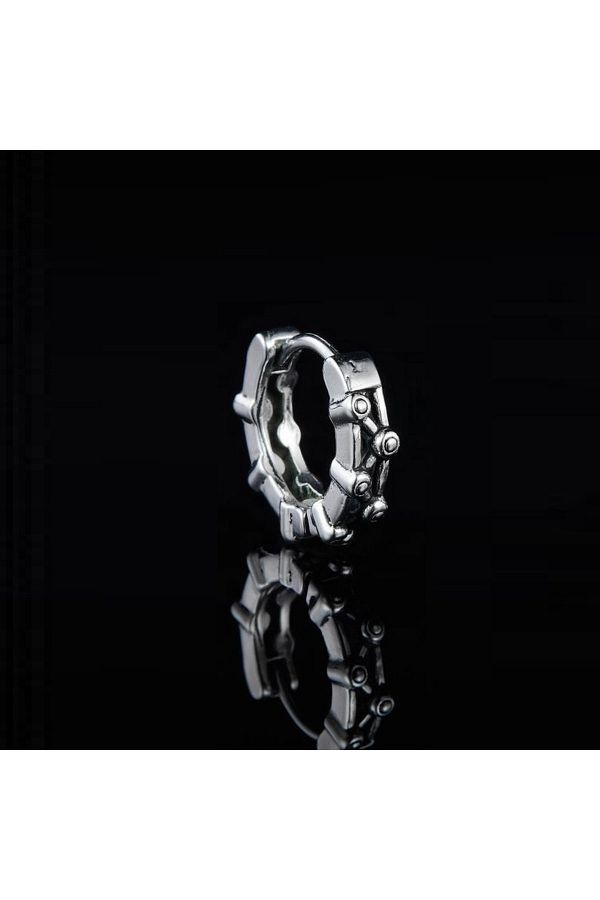 Viking-Wheel Special Design Stainless 316L Steel Unisex Earring 1
