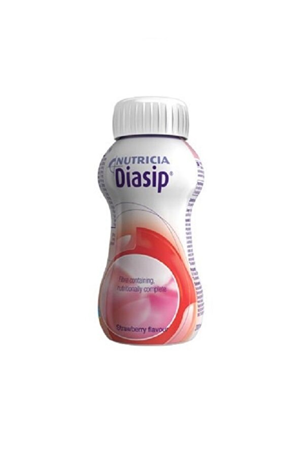 nutricia Diasip Çilek Aromalı Mama/Takviye Gıda 200 ml X 24 Adet