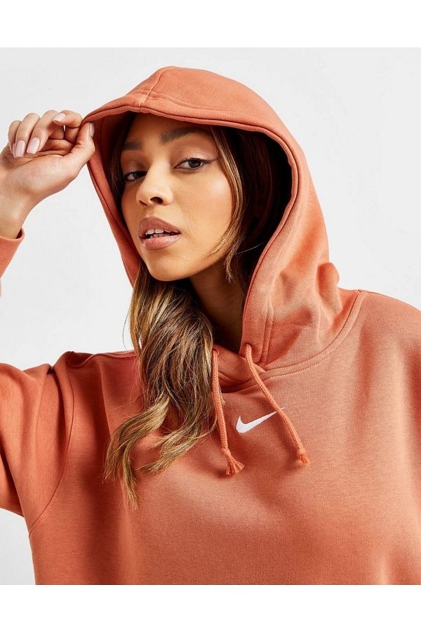Nike Sportswear Essential Women s Orange Sweatshirt Trendyol