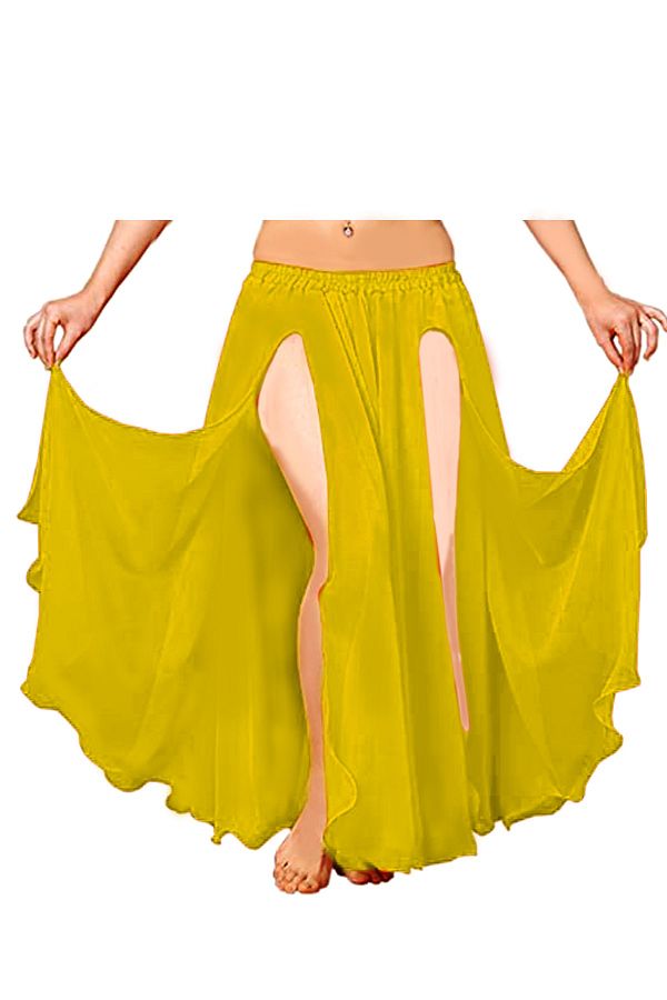 Kaftan Collection Ruffled Double slit Unlined Oriental Skirt Trendyol