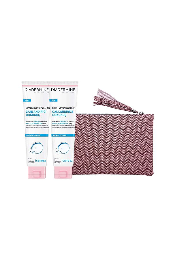 Diadermine-Micellar Face Wash Refreshing Touch 150 ml x 2 + Bag 1