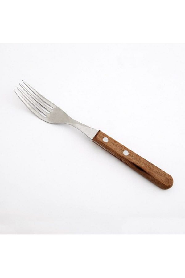 Ün-Ev-12 Pieces of Fork with Wooden Handle 1