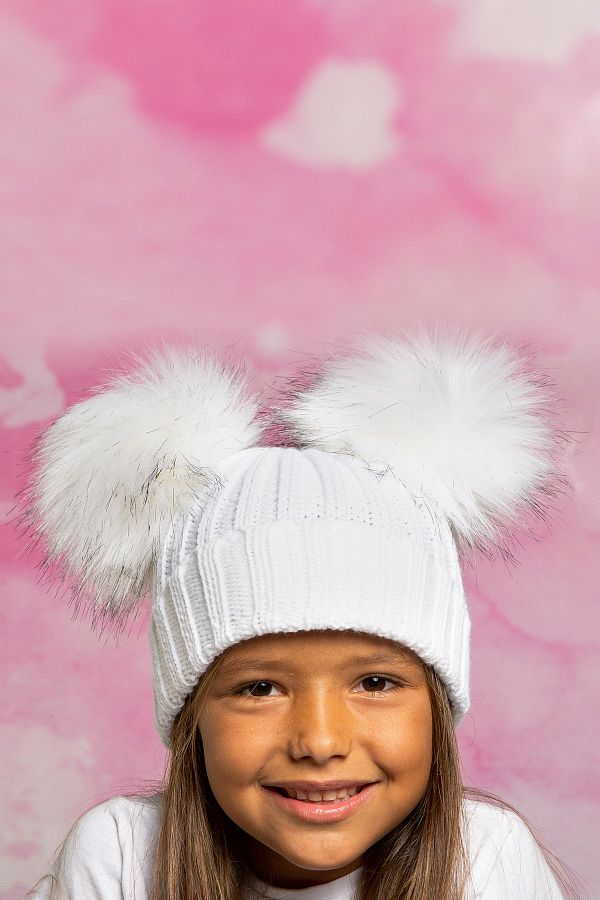 Baby Dora-Double pompom Beret 1