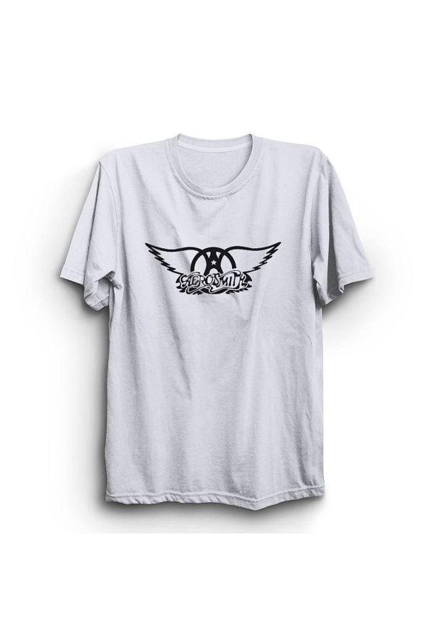 The Fame-Aerosmith, Text Logo, Rock Metal Band T-Shirt 1