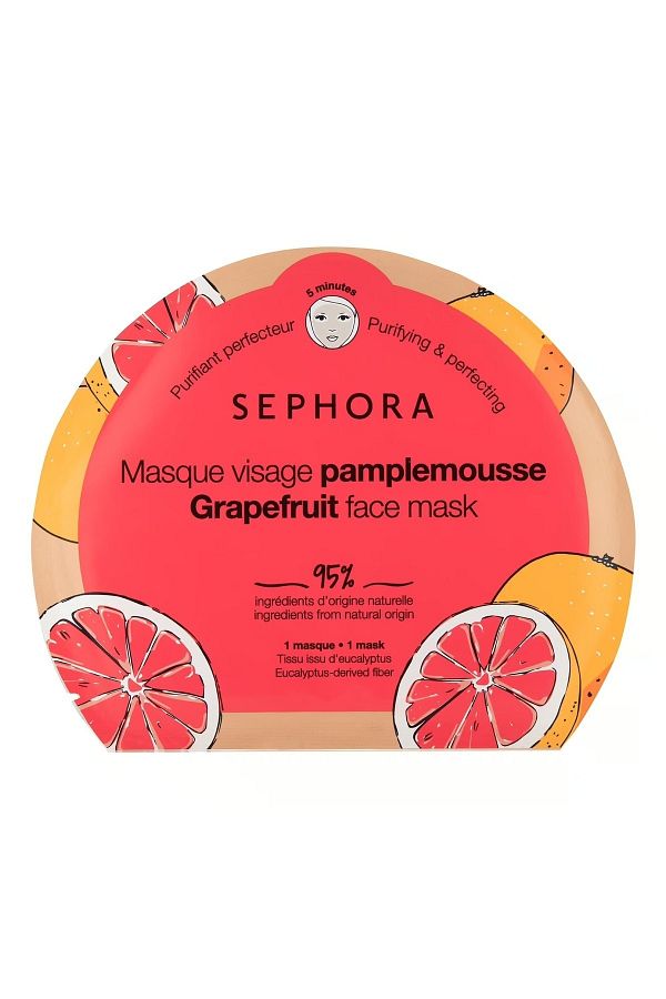 SEPHORA-Face Sheet Mask Paper Face Mask Grapefruit 1